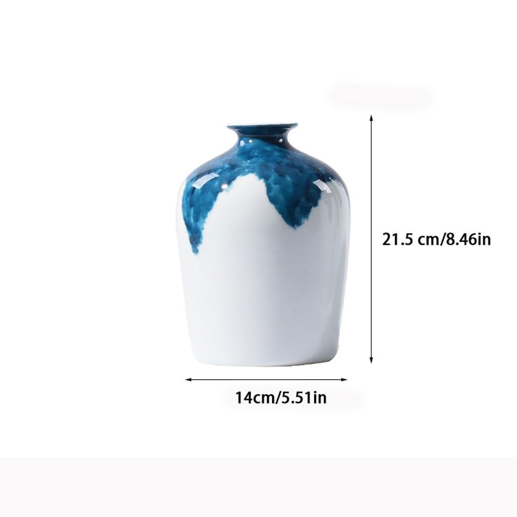 Amazon.com: Flower Vase Chinese Hand-Painted Vase Household